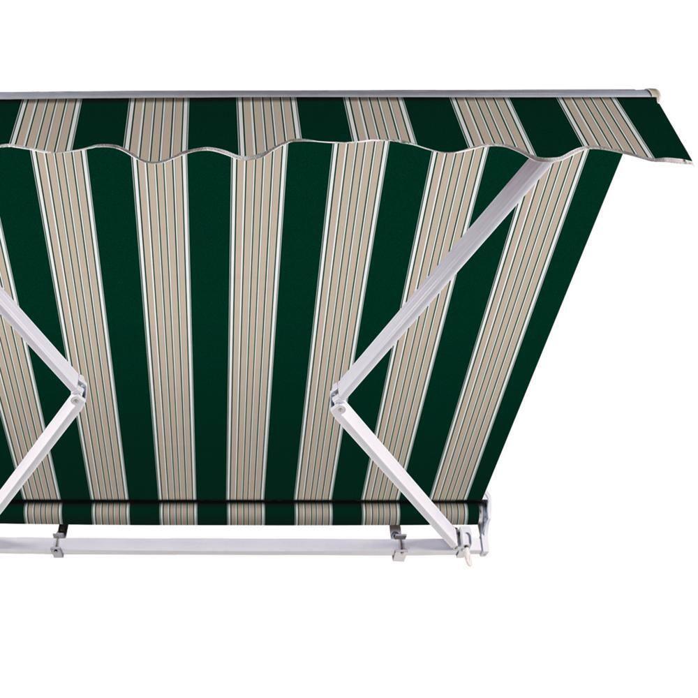 Advaning 10.5'' Fabric, Metal Cover Retractable Patio Awning