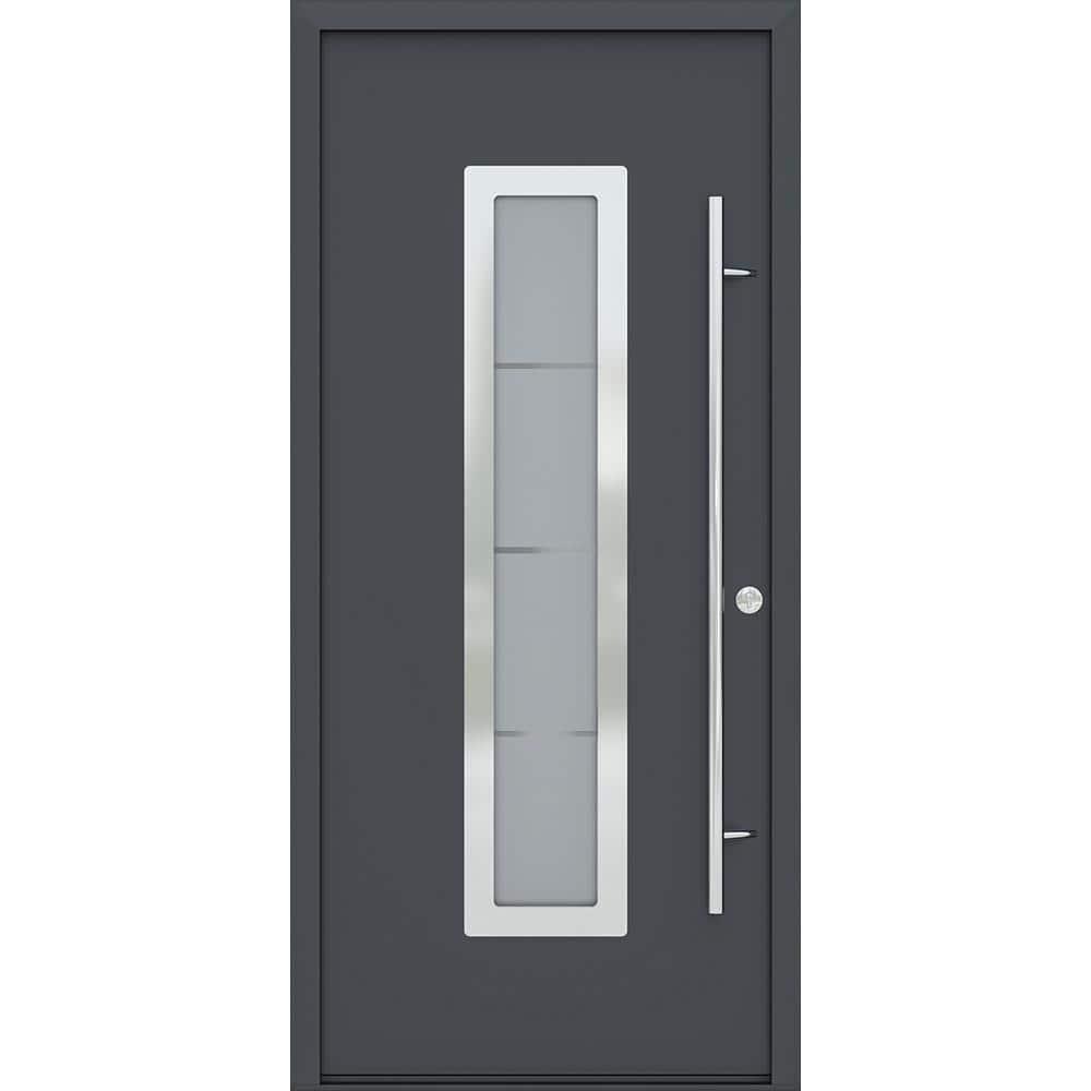 37.4'' x 81.5'' Steel Front Entry Doors