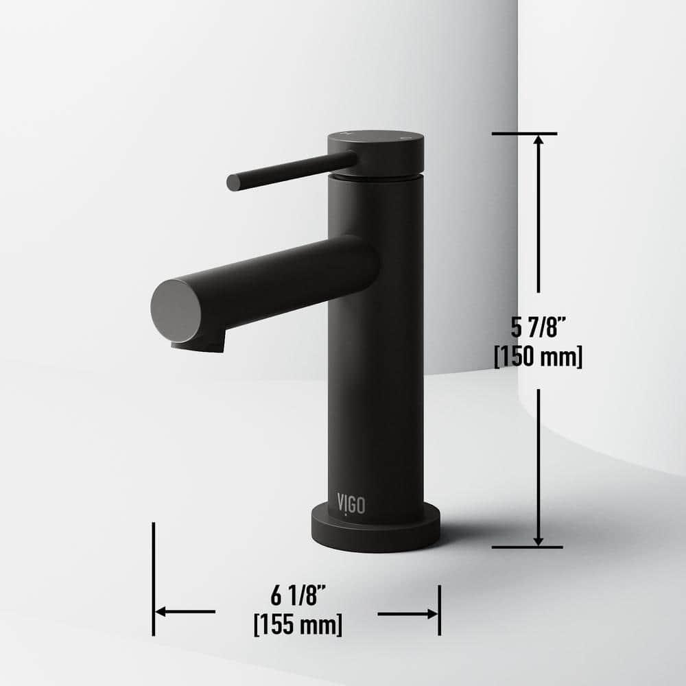 Jewel 6 in. H Single-Hole Single Handle Bathroom Faucet