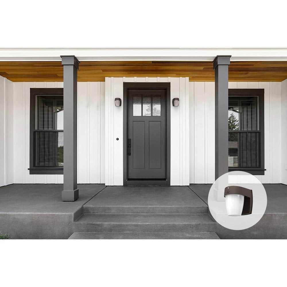 Lithonia Lighting 1 - Head LED Dusk to Dawn Outdoor Security Wall Pack