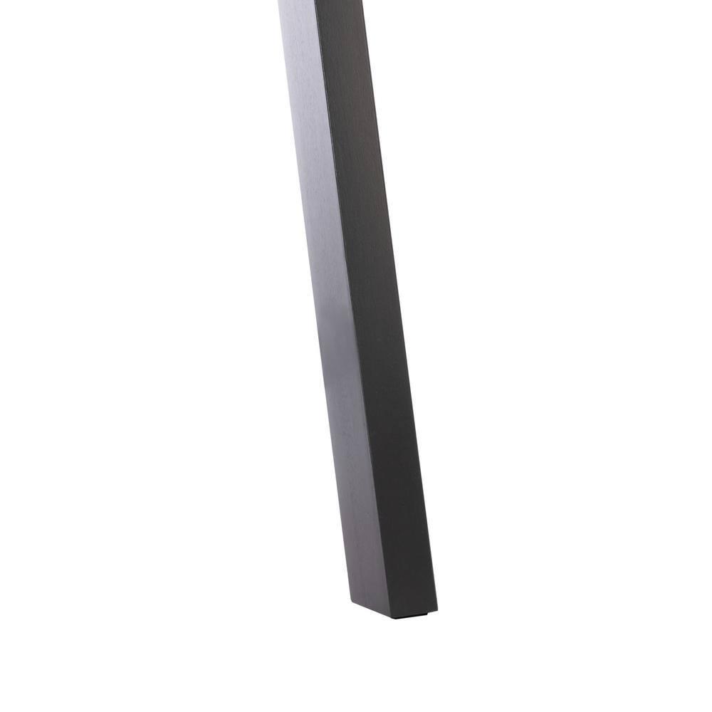 Kamy 2 Shelf Leaning Desk - Natural / Charcoal - Safavieh