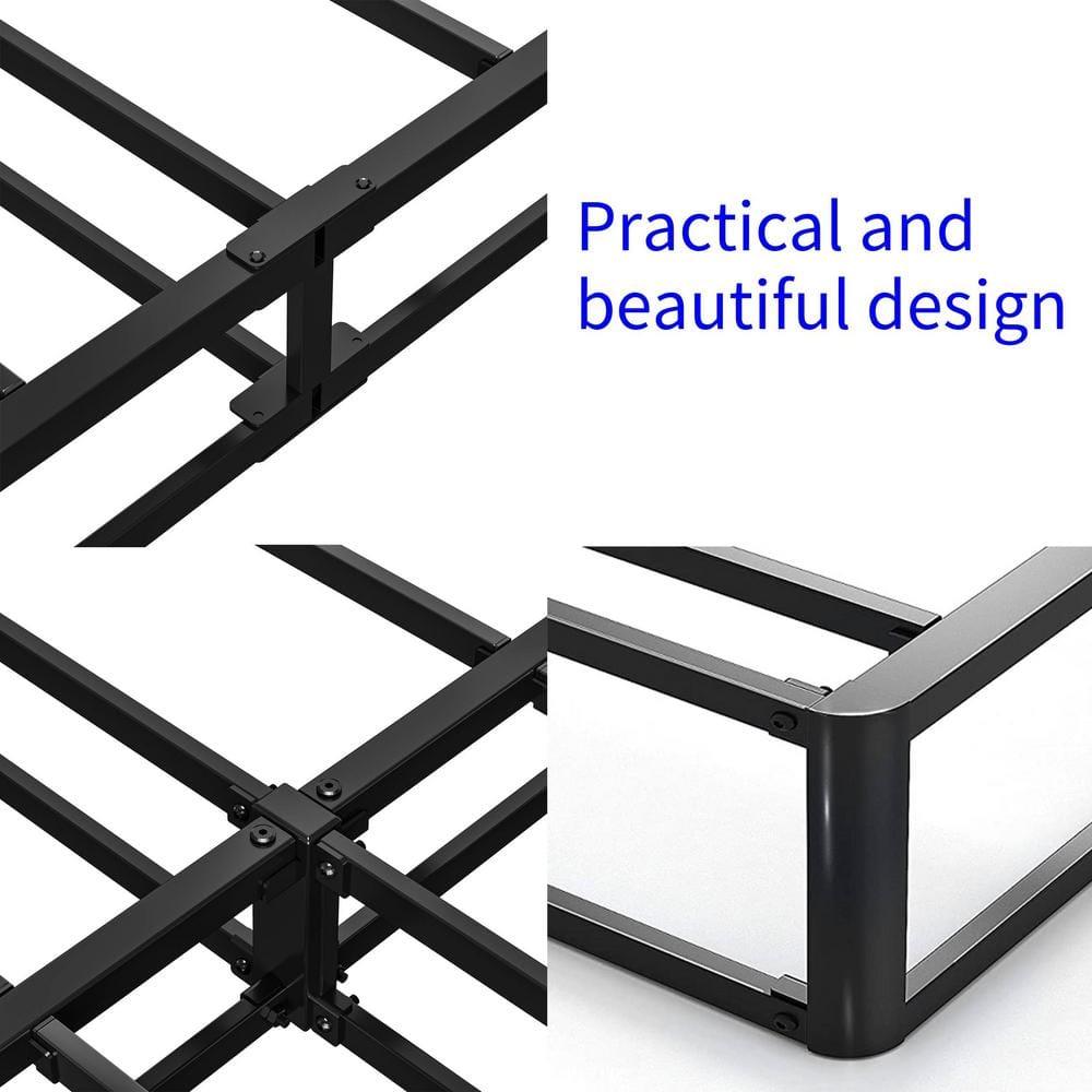 7 in. H Twin Box Spring, Heavy-Duty Metal Structure with Fabric Cover, Easy Assembly, Mattress Foundation