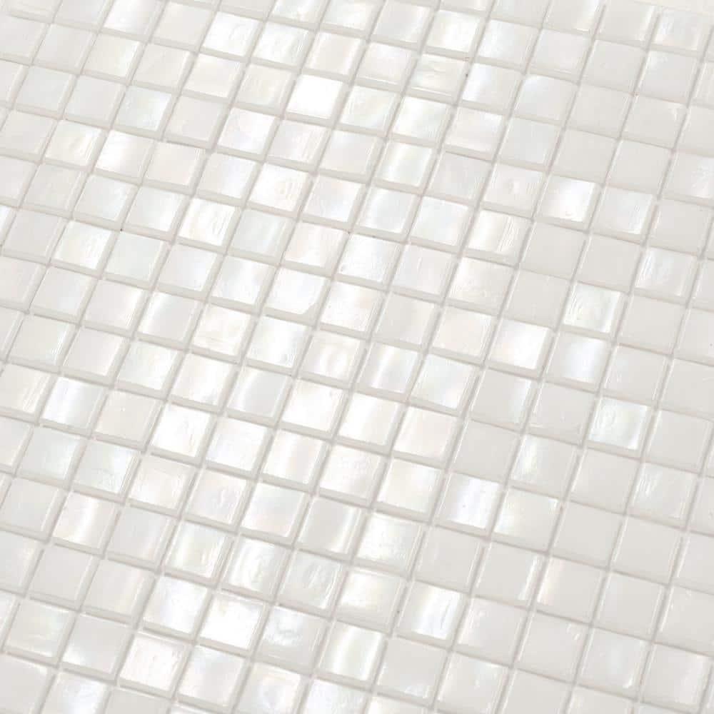 Skosh 0.6" x 0.6" Glass Grid Mosaic Wall & Floor Tile