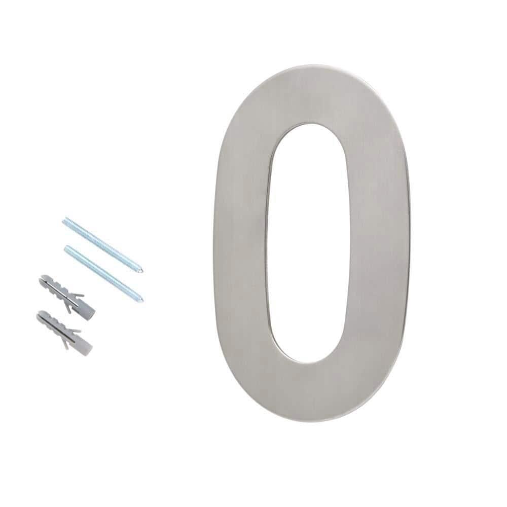 ModernStainlessHardware 6'' H Stainless Steel House Number