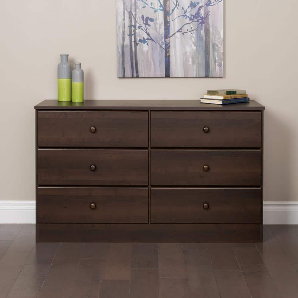 Mcclarrie Simplistic 6 Drawer 47.5" W Double Dresser