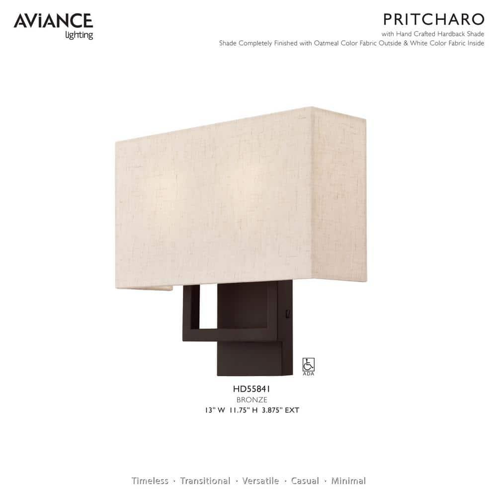 Livex Lighting Pierson 2 - Light Wall Light in  Bronze