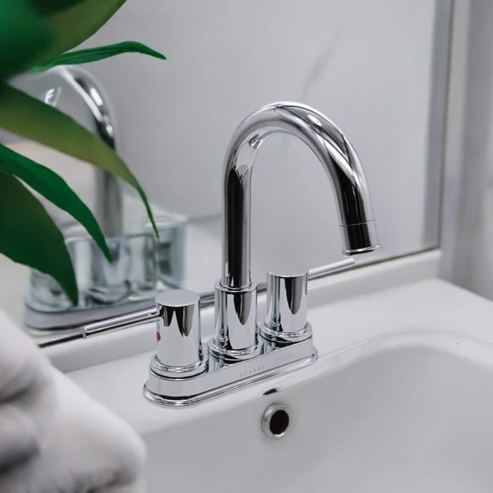 Lulani St. Lucia Centerset Bathroom Faucet with Drain Assembly