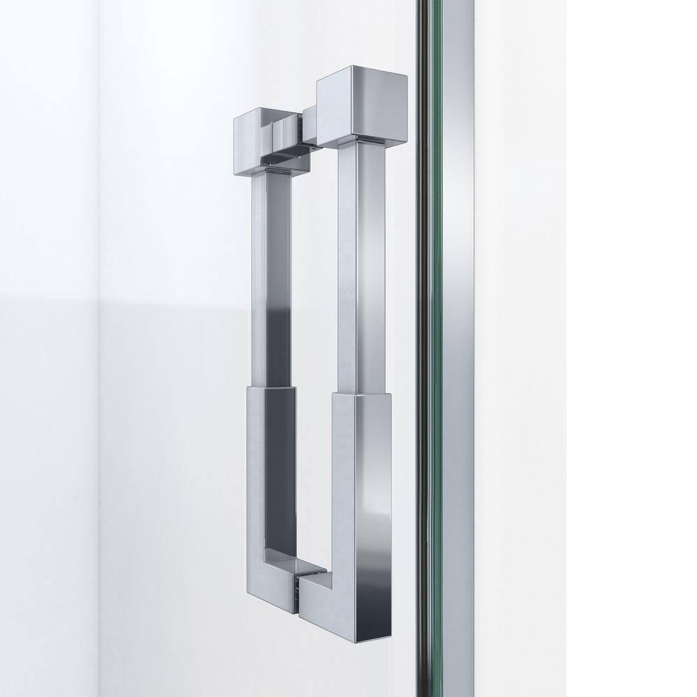 DreamLine Ascend 36 1/2-37 1/2 in. W x 72 in. H Frameless Pivot Shower Door