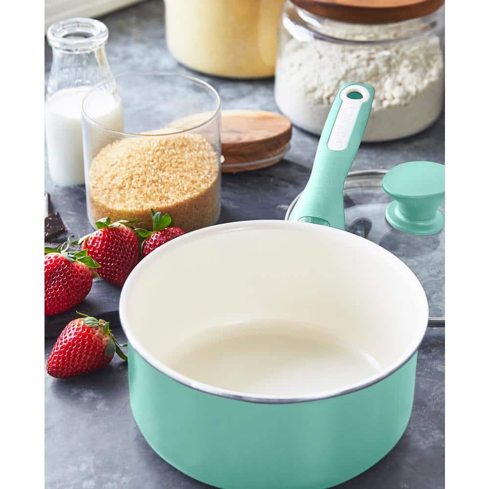 GreenPan GreenPan Rio Healthy Ceramic Nonstick 2 qt. Saucepan with Lid