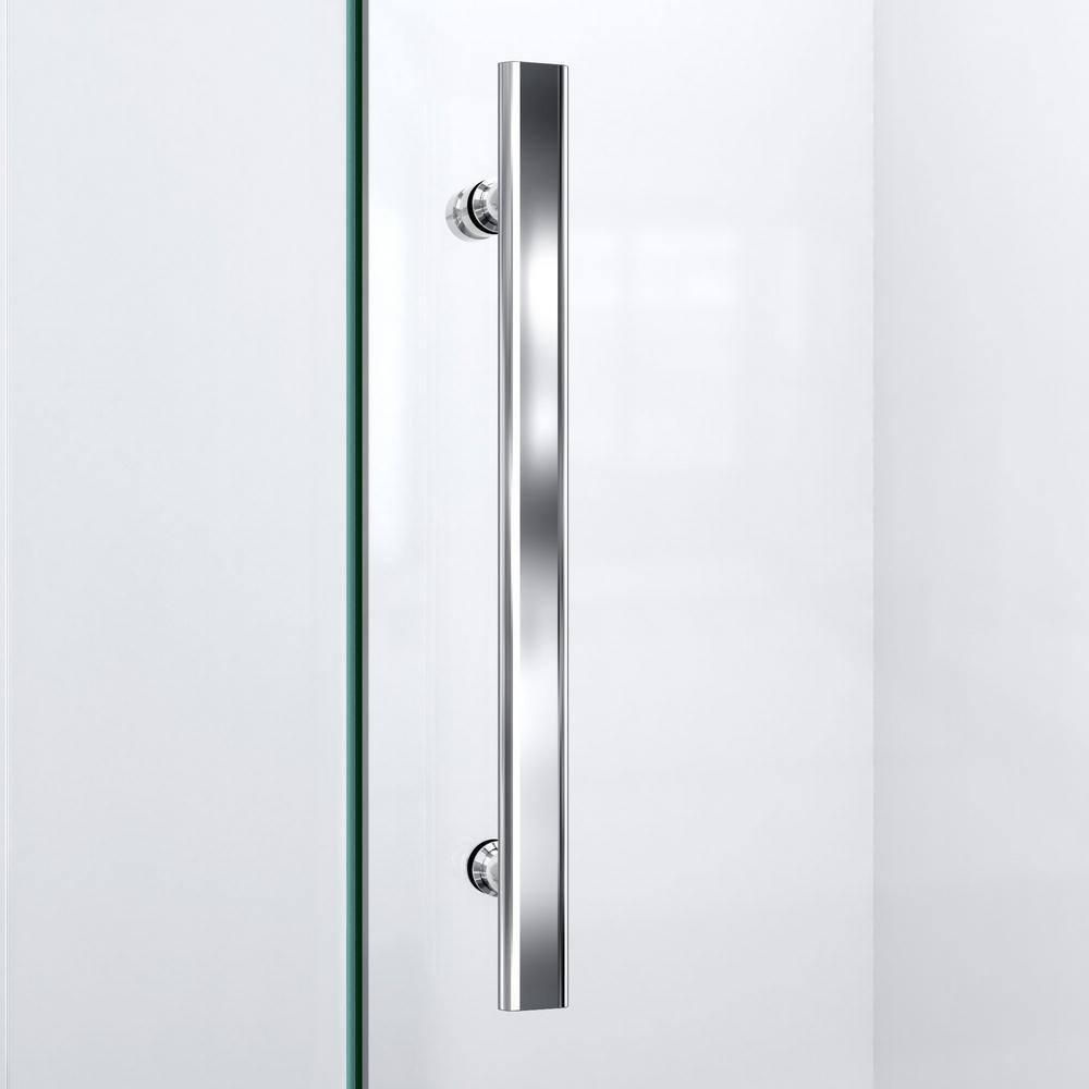 DreamLine Prism Lux 40" x 74.75" Neo-Angle Hinged Shower Enclosure with Base Included