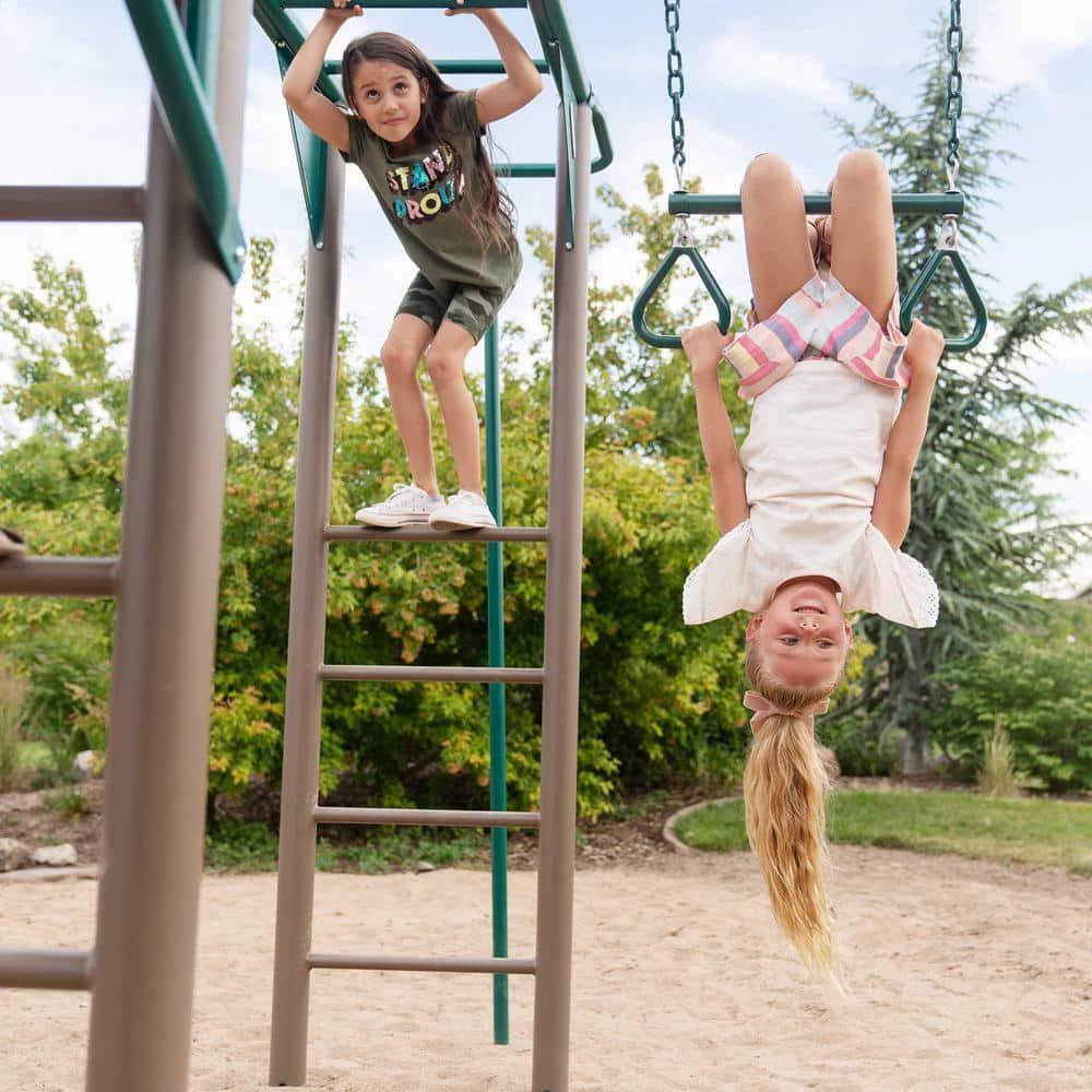 Lifetime Lifetime Powder Coated Steel Swing Set with 4 Swing(s) , 1 Slide(s)