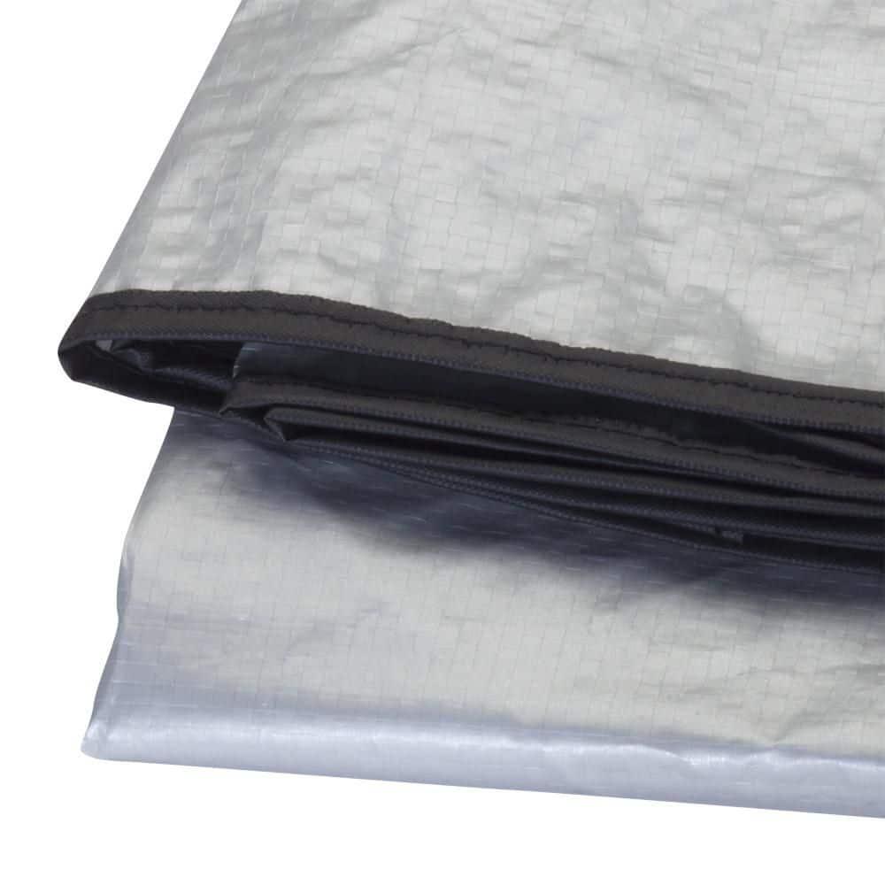 M-D Building Products 03426 Silver Air Conditioning Cover for Central Round Units