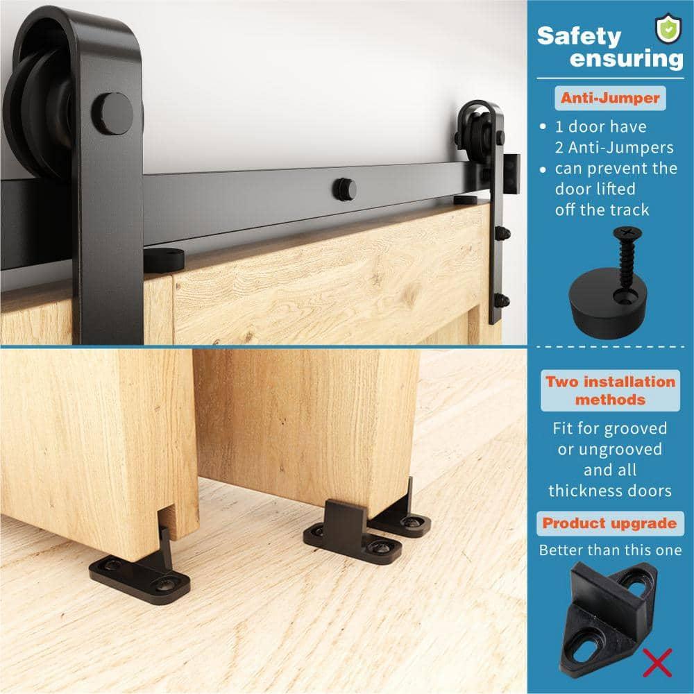 Lazio Sliding Standard Double Barn Door Hardware Kit