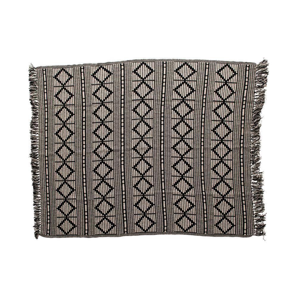 Bloomingville Hand Woven Throw Blanket