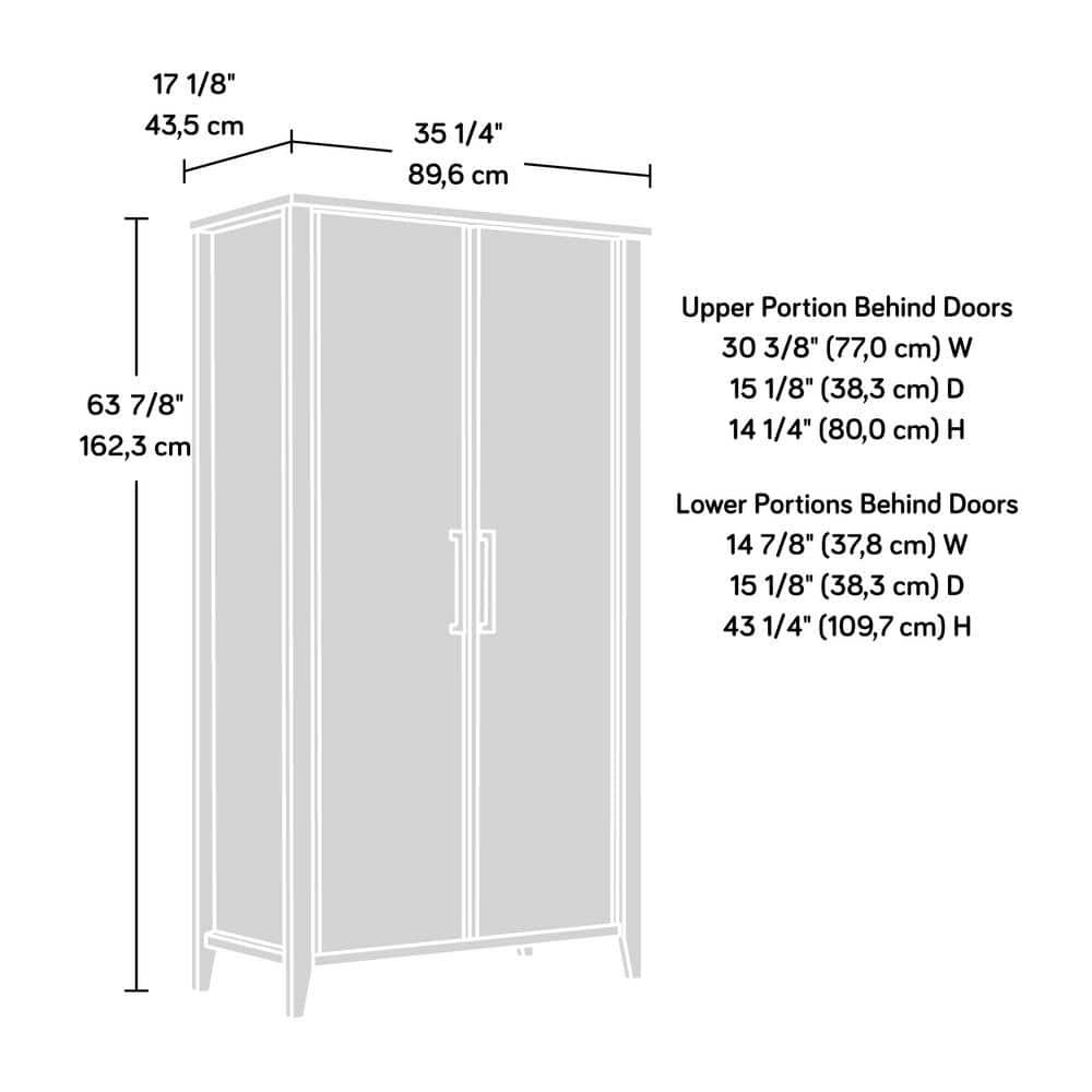 Antwone 35.25'' Wide 5 - Shelf Storage Cabinet