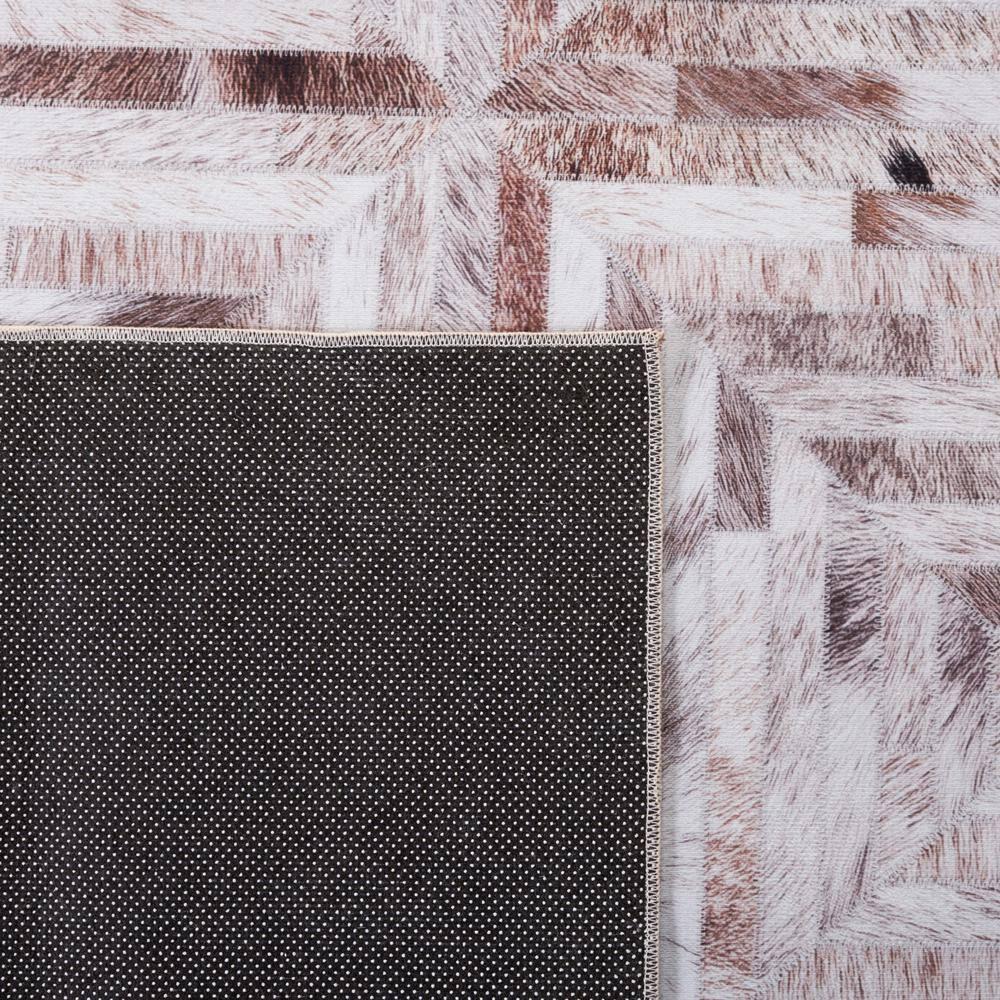 Foundry Select Faux Hide Performance Machine Washable Geometric Rug