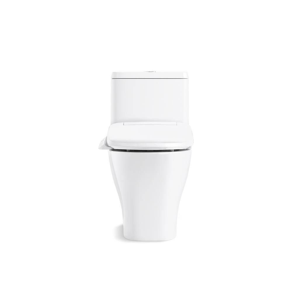 Kohler Spacity One-Piece Compact Elongated Toilet With Skirted Trapway, 1.28 Gpf K28020-0