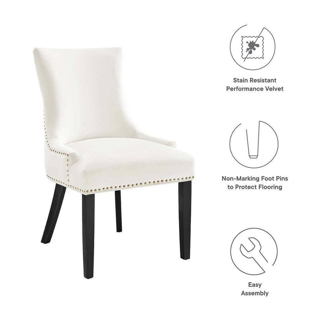 Modway Marquis Performance Velvet Dining Chairs by Modway (Set of 2)