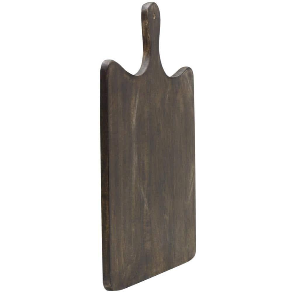 Fitz and Floyd Austin Craft Maryn Mango Wood Paddle Cheese Charcuterie Serving Board, 18-Inch