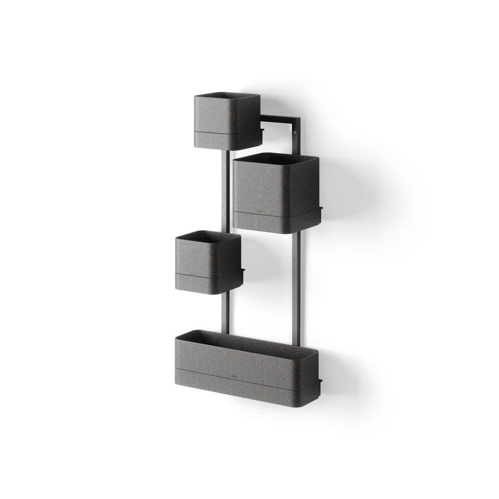 Umbra Cubiko Wall Planter Black