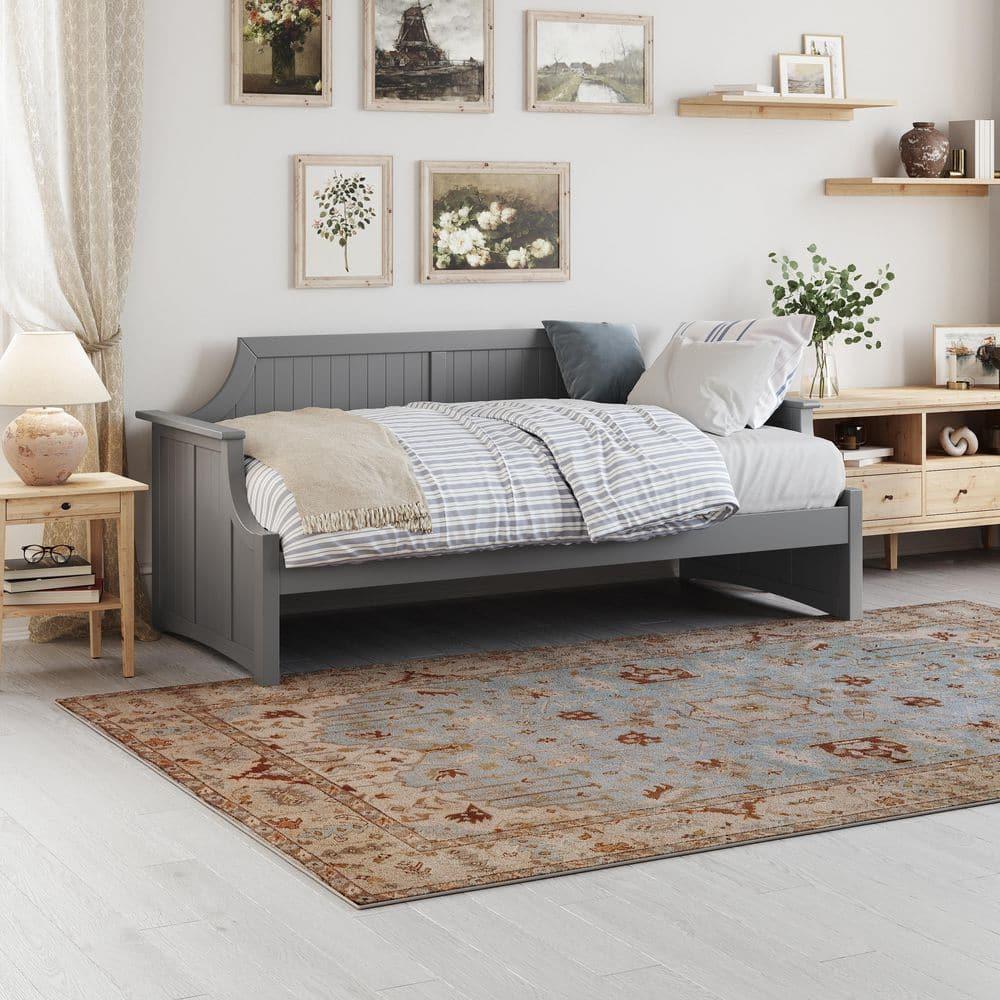 AFI Cambridge Twin Wood Daybed in Grey