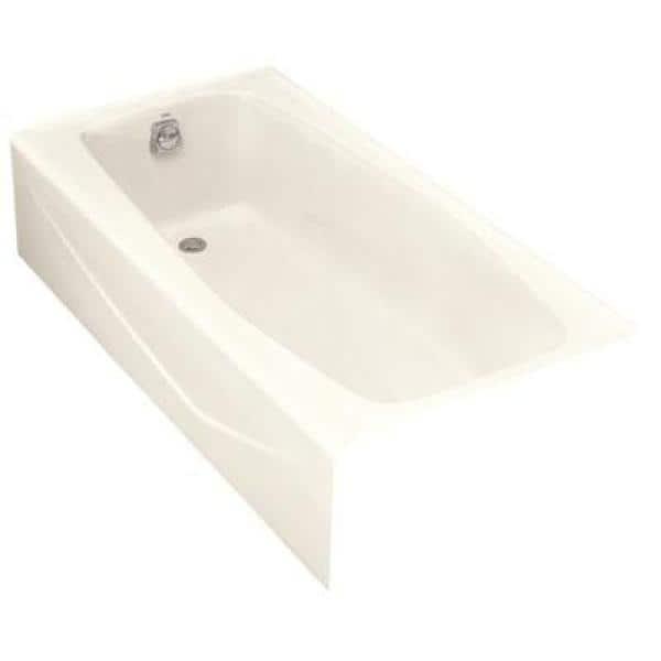 Villager 60" x 30" Alcove Soaking Cast Iron Bathtub