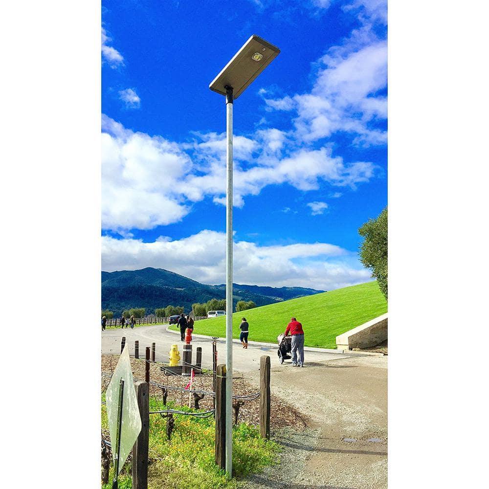 eLEDing ELEDing Outdoor LED Motion Sensor Street Light with Solar Panels