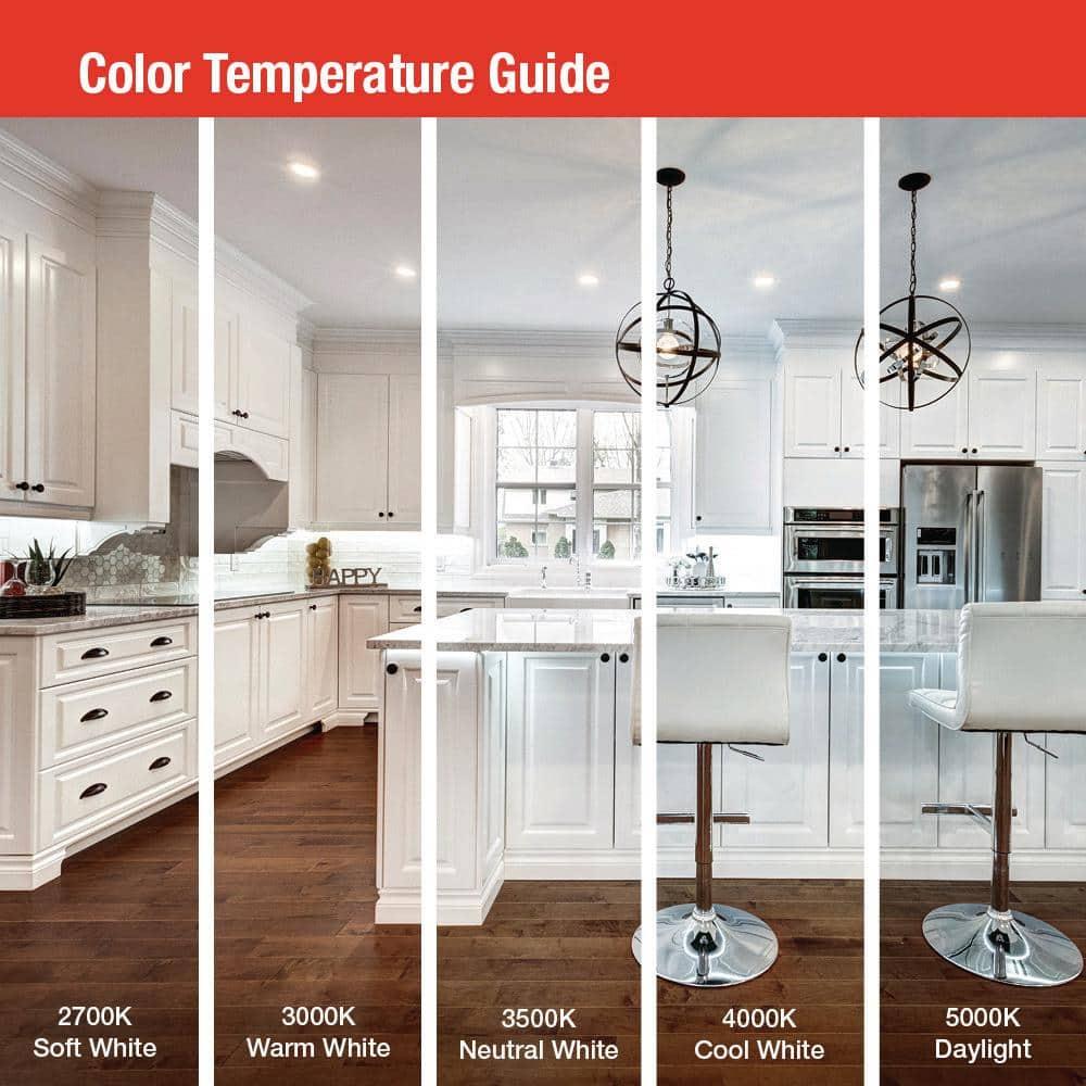 Retro Basics 6'' Selectable Color Temperature Dimmable Air-Tight Standard Recessed Lighting Kit