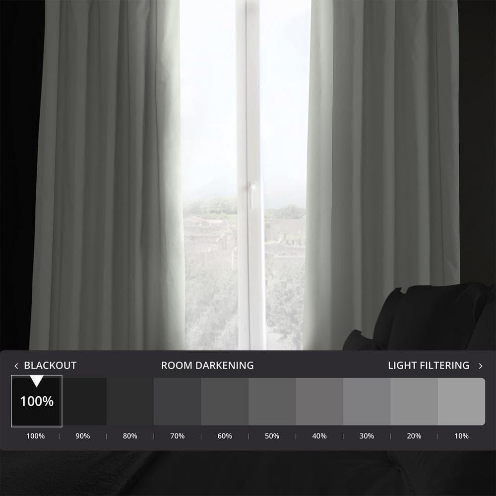 Fresh Popcorn Solid Cotton Blackout Curtain (1 Panel), Fresh Popcorn, 50W X 84L