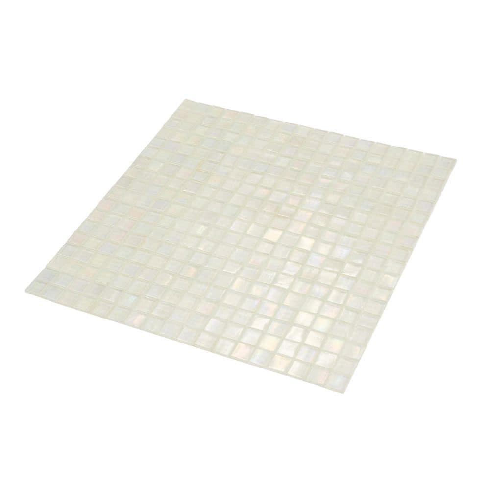 Skosh 0.6" x 0.6" Glass Grid Mosaic Wall & Floor Tile