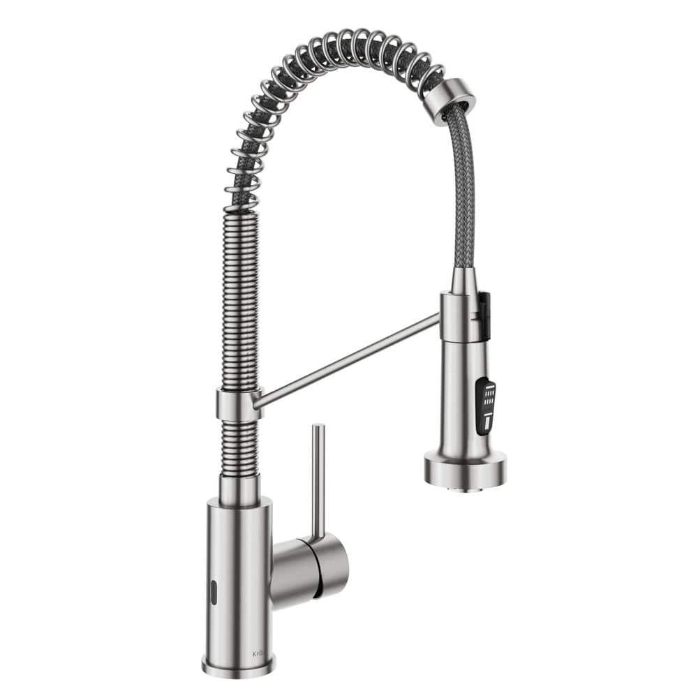 Kraus Bolden Touchless Sensor Commercial Style 2-Function Single Handle Pull-Down Kitchen Faucet