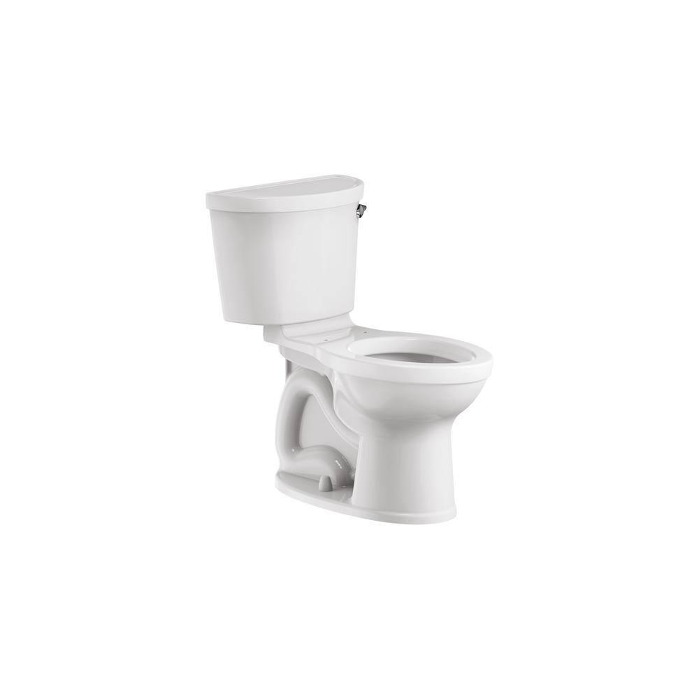 White Elongated Two-Piece High Efficiency Toilet
