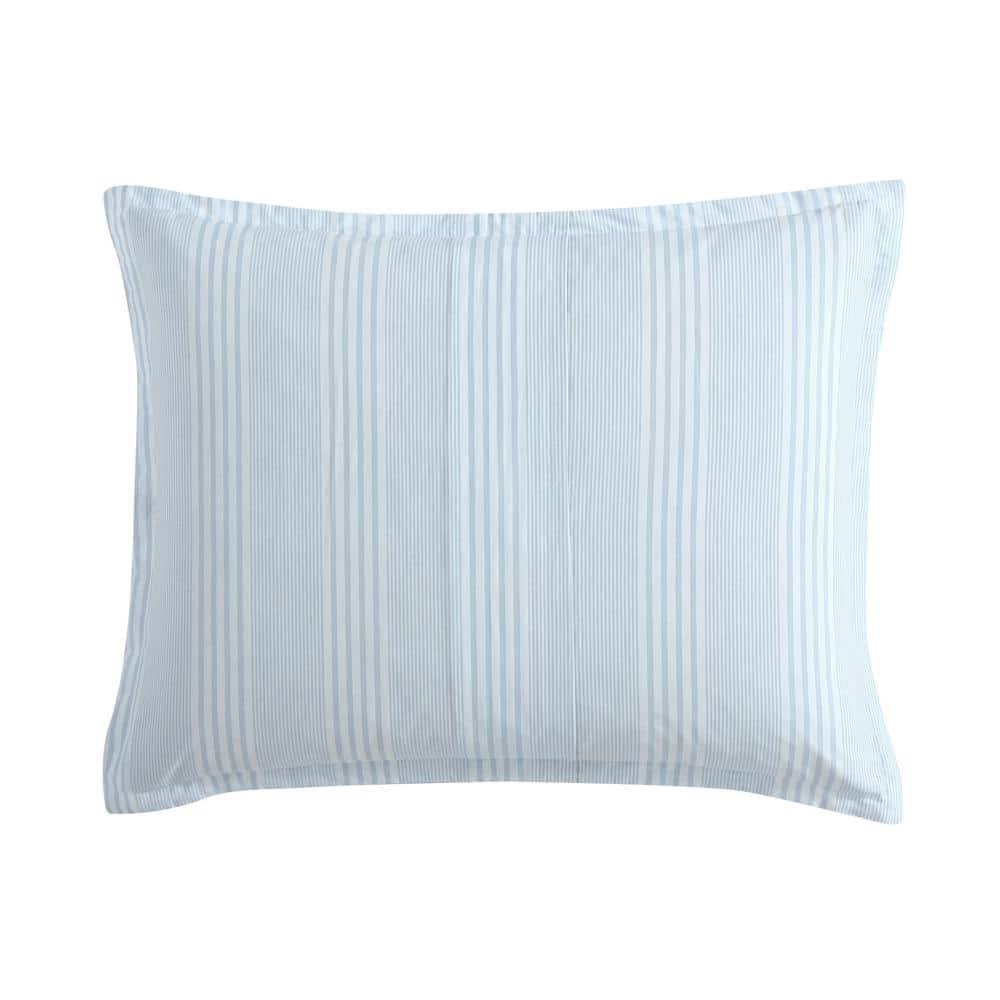Laura Ashley Laura Ashley Bedford Reversible Cotton Blue Comforter Set