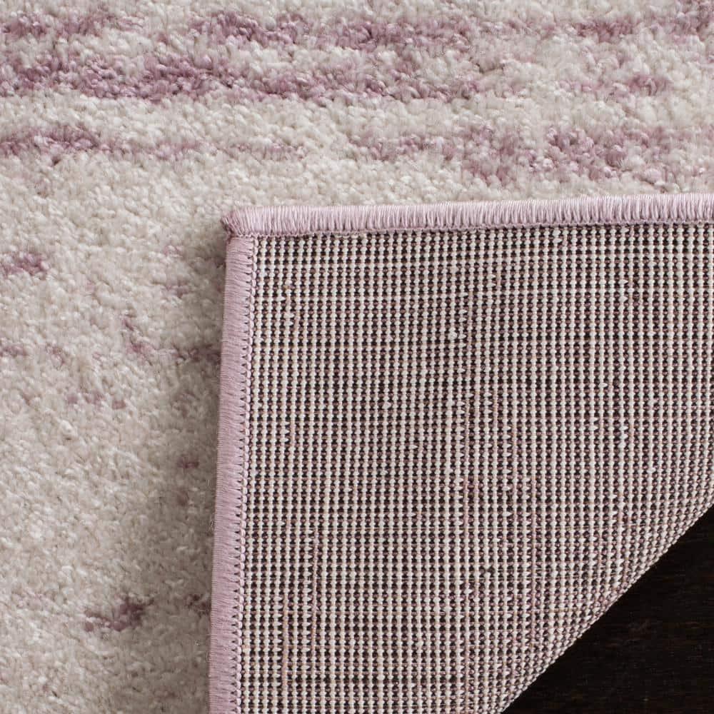 Adirondack ADR113 Machine Made Indoor Area Rug - Cream/Purple - 4'x6' - Safavieh