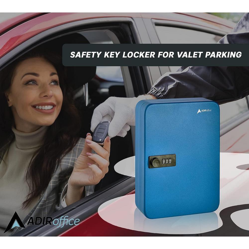 AdirOffice 48 Key Cabinet with Dial / Combination Lock (Set of 2)