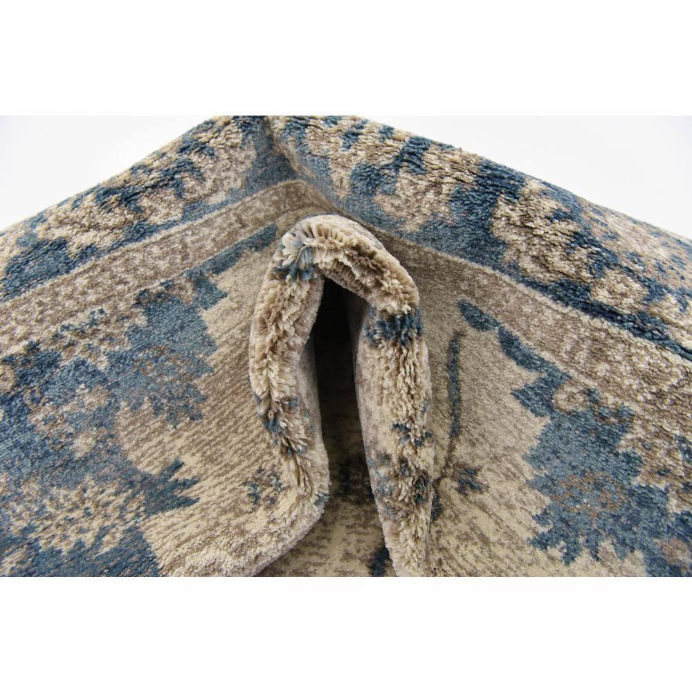 Unique Loom Salzburg Collection Area Rug - Altstadt (5' 1" Square Cream/Gray)