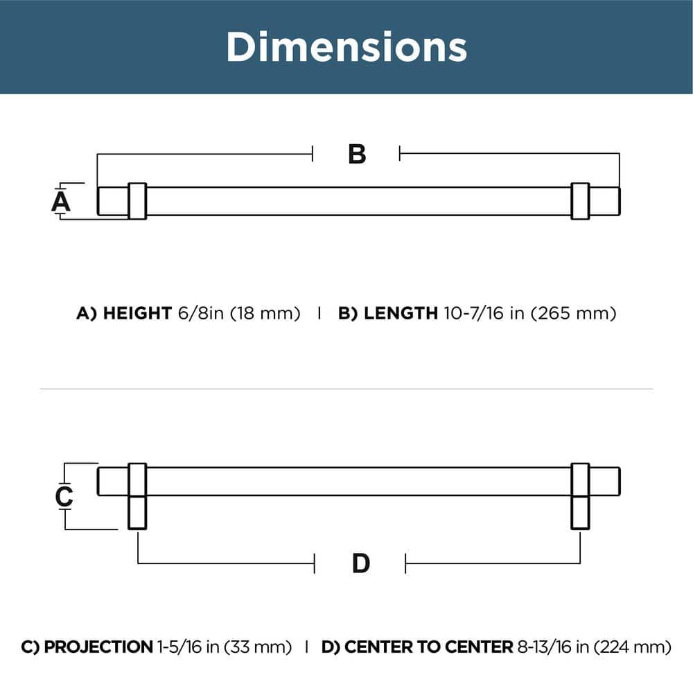 Franklin Brass Simple Wrapped Bar Cabinet Drawer Pull (Set of 10)