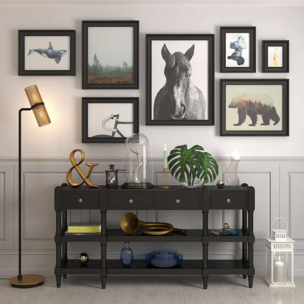 Evelyn&Zoe Industrial Metal Floor Lamp