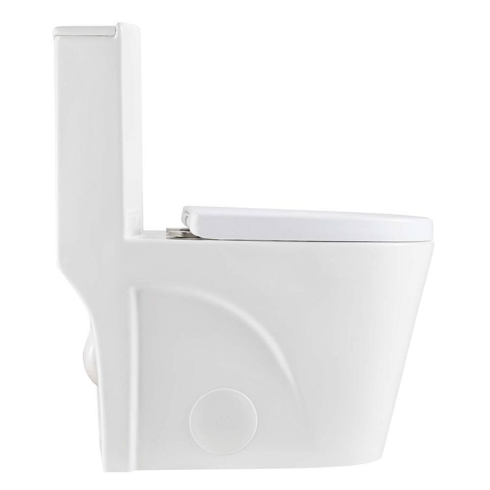 Dual-Flush Elongated One-Piece Toilet with High Efficiency Flush