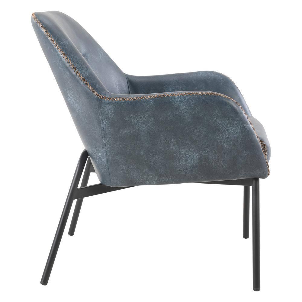 Faux Leather Armchair