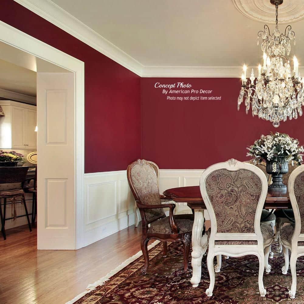 Architectural Products by Outwater L.L.C. RB03 1-1/8 in x 3-5/8 in x 6 in Long Recycled Polystyrene Door and Window Casing Moulding Sample