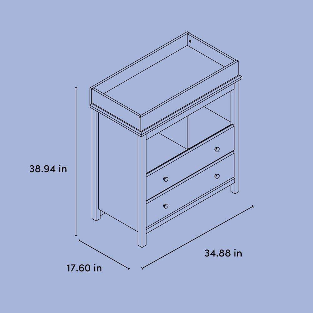 Alpine Changing Table Dresser