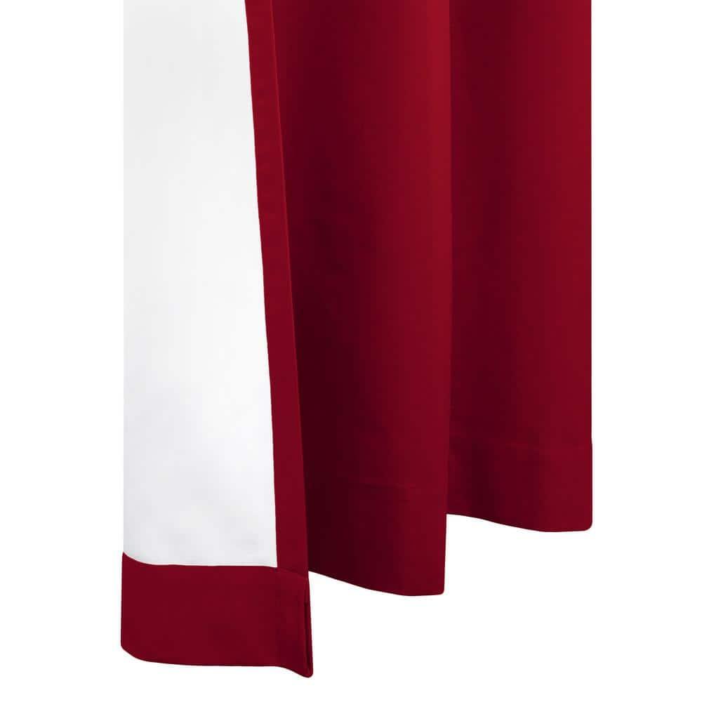 Thermalogic Weathermate Topsions Room Darkening Provides Daytime and Nighttime Privacy Curtain Panel Pair Each 40" x 63" Burgundy