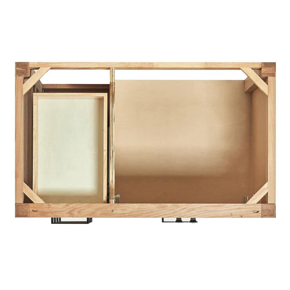 Hokku Designs Flynt 37'' Single Bathroom Vanity with Carrara Marble Top