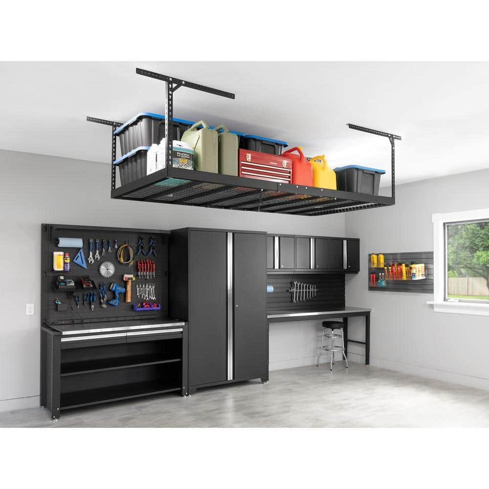 NewAge Products VersaRac Pro 4 ft. x 8 ft. Adjustable Overhead Storage Rack