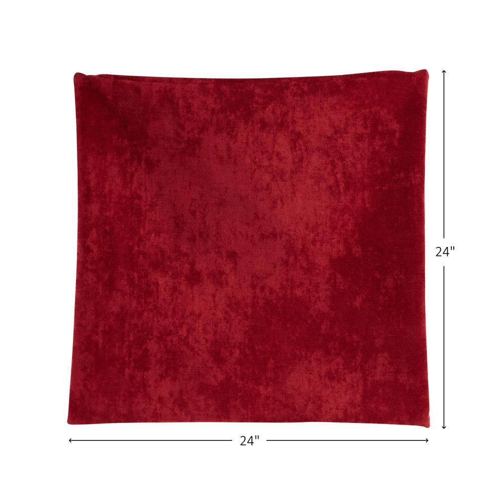 Velvet Polyester Throw Pillow
