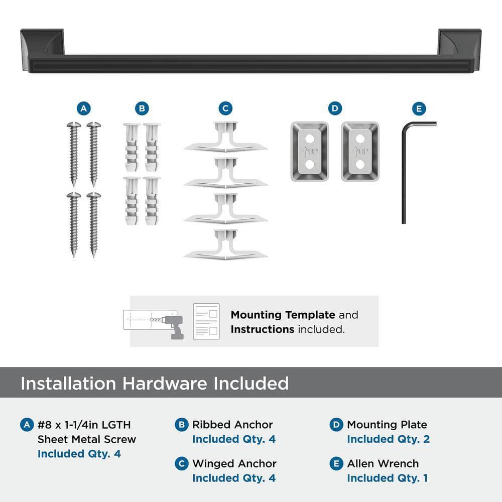 Mulholland 19.81" Wall Mounted Towel Bar
