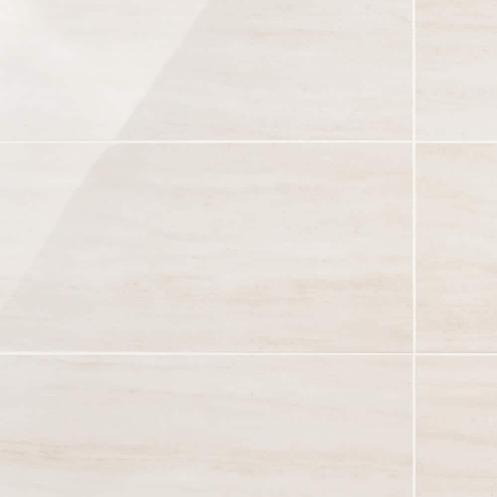 Roswell 11.72 in. x 23.69 in. Polished Porcelain Floor and Wall Tile (15.5 Sq. Ft. / Case)