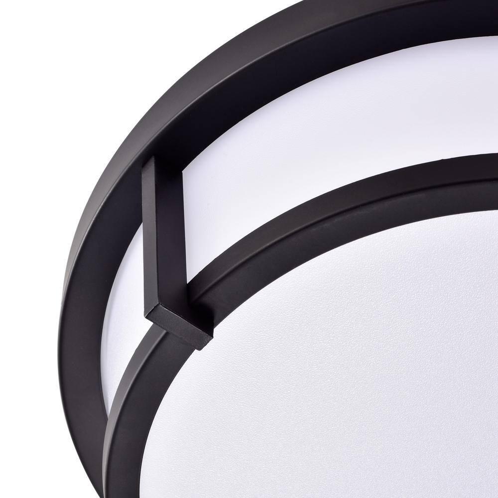 c cattleya 13" Dimmable 20W LED Flush Mount Light with Changing Color Temperature - 13 in.