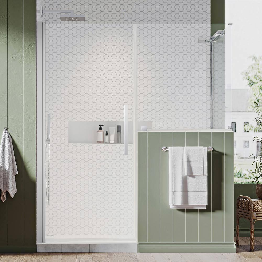 Endless Pasadena 58" W x 72" H Buttress Corner Shower Kit, Door, Panel